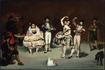 Édouard Manet œuvres - Le ballet espagnol Édouard Manet